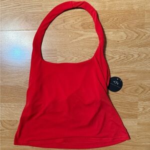 Klassy Network Red Halter Top